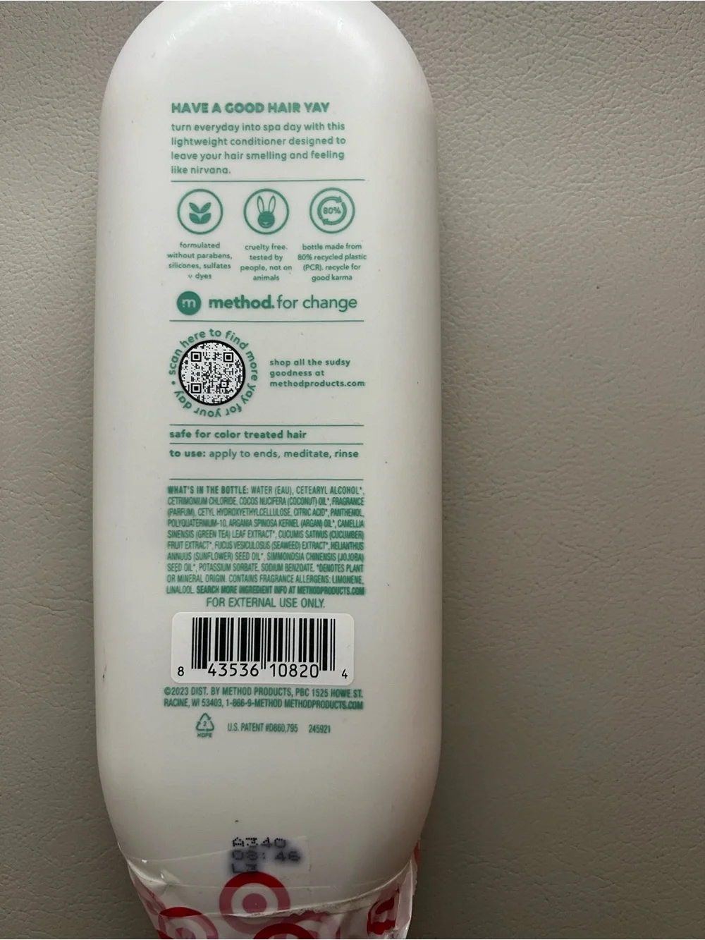 Method Daily Zen Daily Conditioner - 13.5 fl oz- NWT